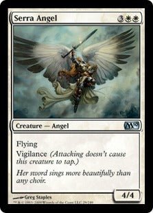 Serra Angel (Magic 2010 Core Set) Near Mint - Nick Nack's Full Frontal Attack