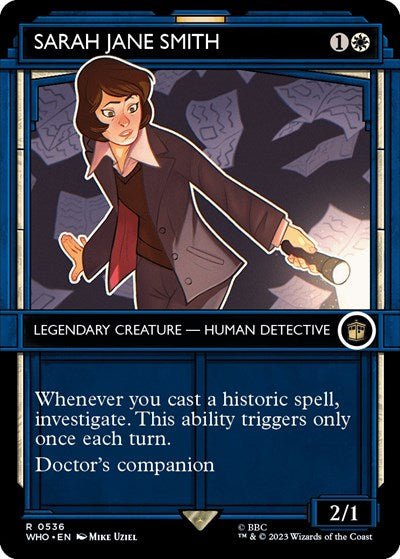 Sarah Jane Smith (Showcase) (Universes Beyond: Doctor Who) Near Mint Foil - Nick Nack's Full Frontal Attack