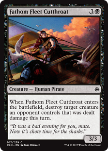 Fathom Fleet Cutthroat (Ixalan) Near Mint - Nick Nack's Full Frontal Attack
