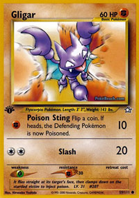 Gligar (Neo Genesis) Light Play 1st Edition