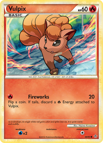 Vulpix (68/95) [HeartGold &amp; SoulSilver: Unleashed] 