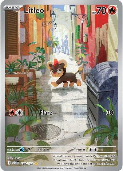 Litleo - 139 (ME01: Mega Evolution) Near Mint Holofoil