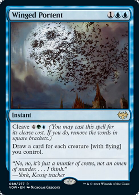 Winged Portent (Innistrad: Crimson Vow) Near Mint