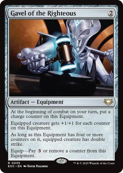Gavel of the Righteous (Commander: Edge of Eternities) Near Mint - Nick Nack's Full Frontal Attack