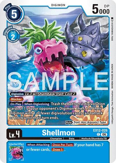 Shellmon (Digital World Shambala) Near Mint