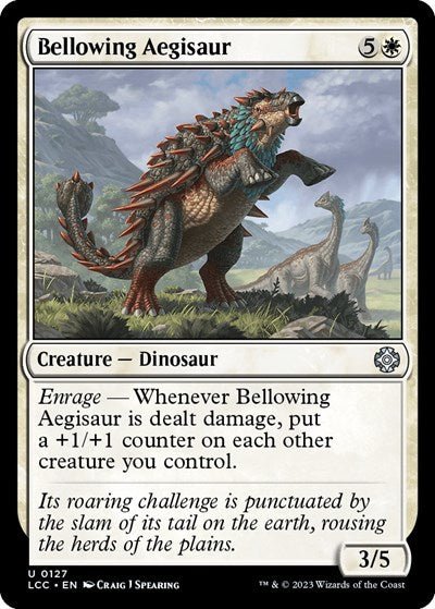 Bellowing Aegisaur (Commander: The Lost Caverns of Ixalan) Near Mint - Nick Nack's Full Frontal Attack