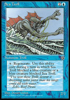 Sea Troll (Homelands) Light Play
