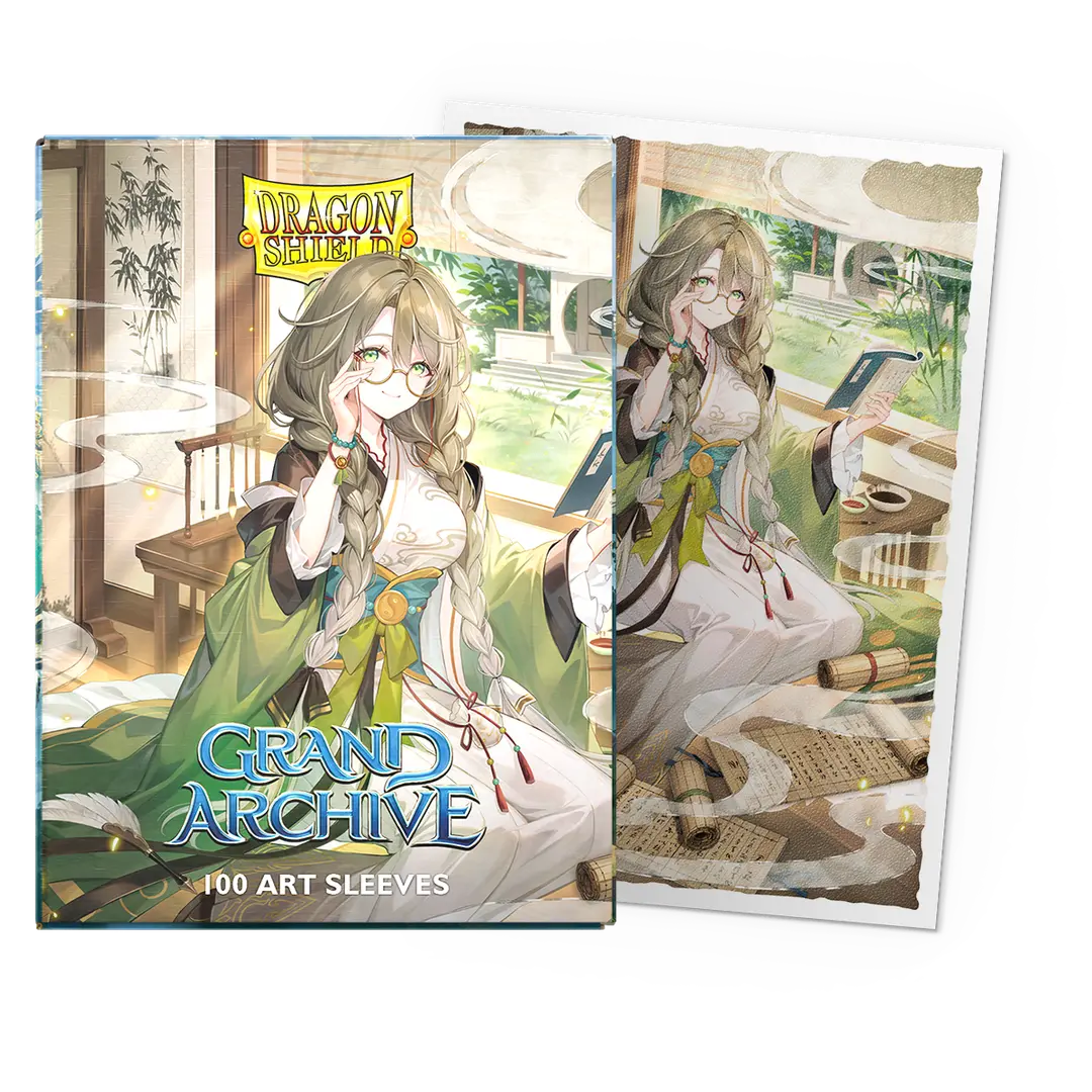 Grand Archive - Kongming, Wayward Maven - Matte Art Sleeves - Standard Size - Nick Nack's Full Frontal Attack