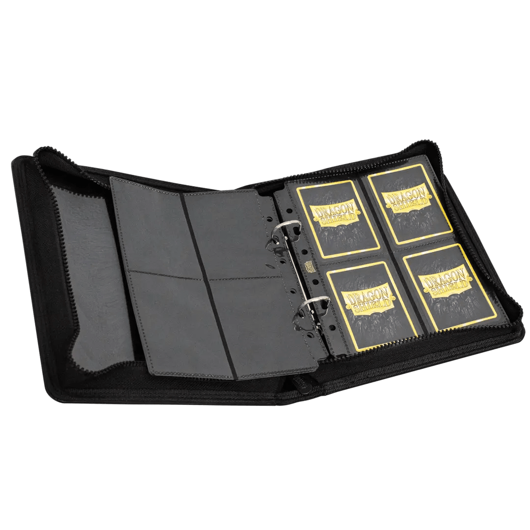 Card Codex Zipster Binder - Small - Black - Nick Nack's Full Frontal Attack