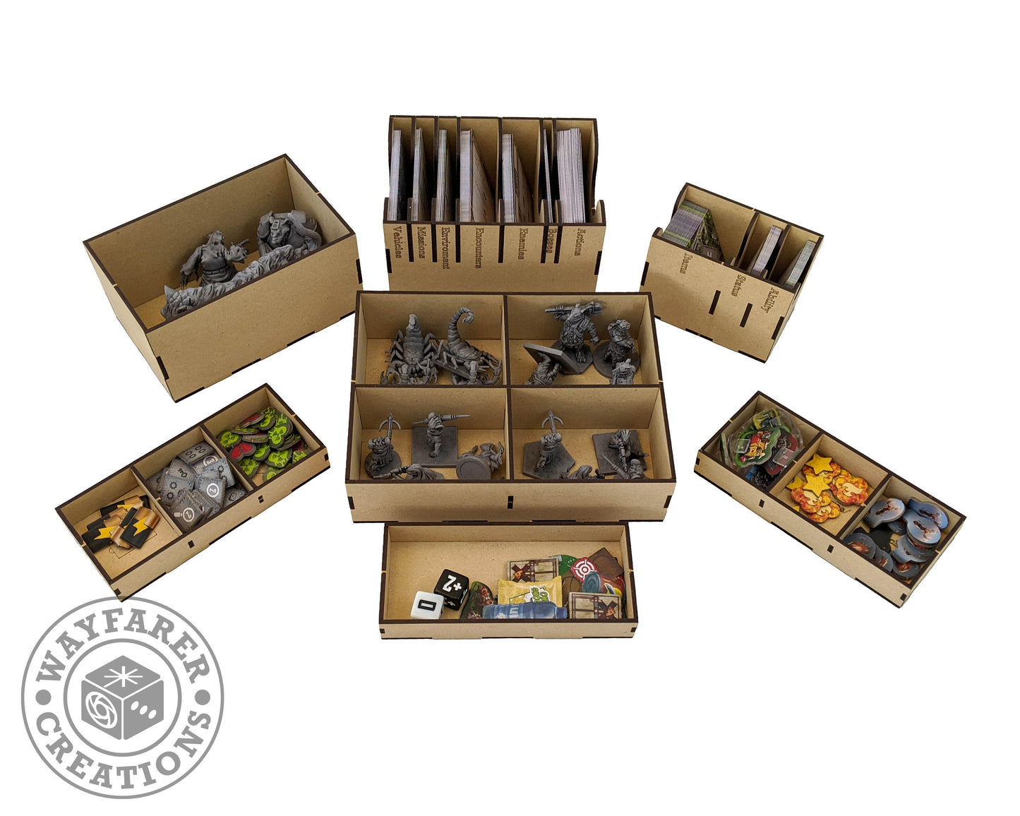 Aftermath Board Game Organizer Insert