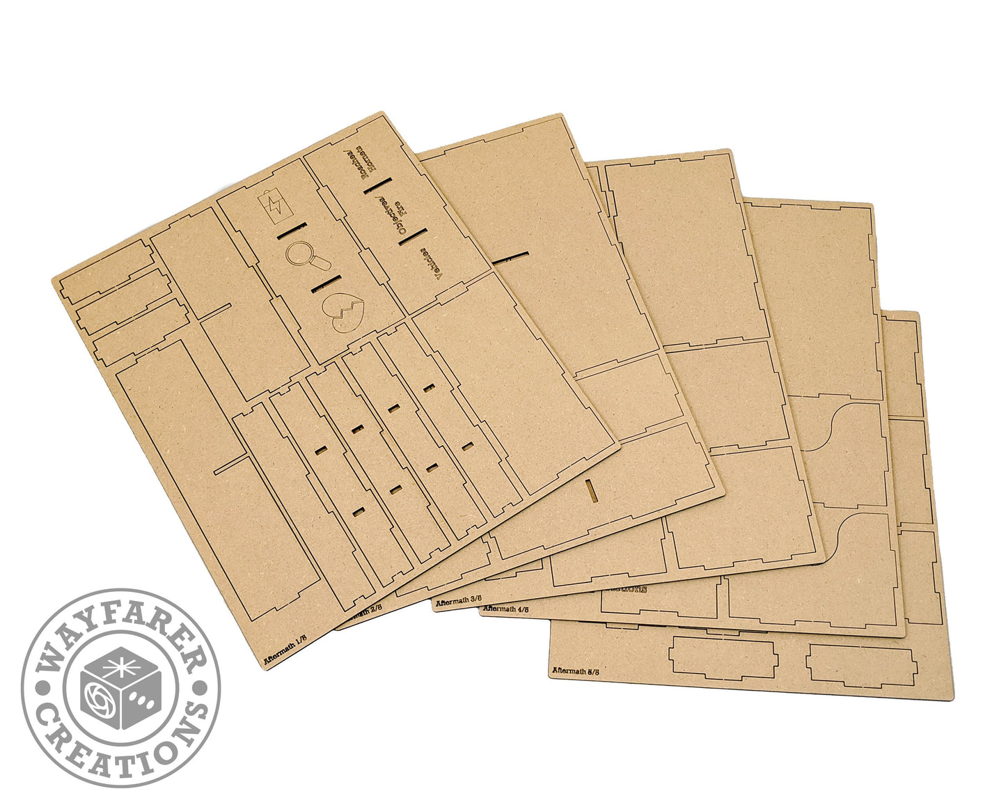 Aftermath Board Game Organizer Insert