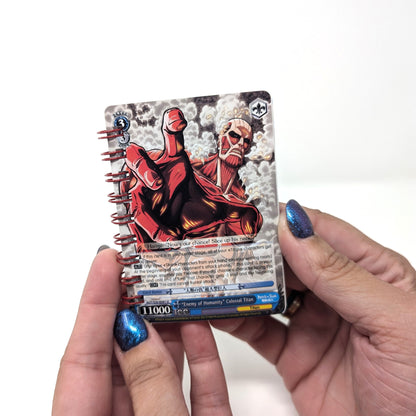Attack on Titan Trading Card Notebook