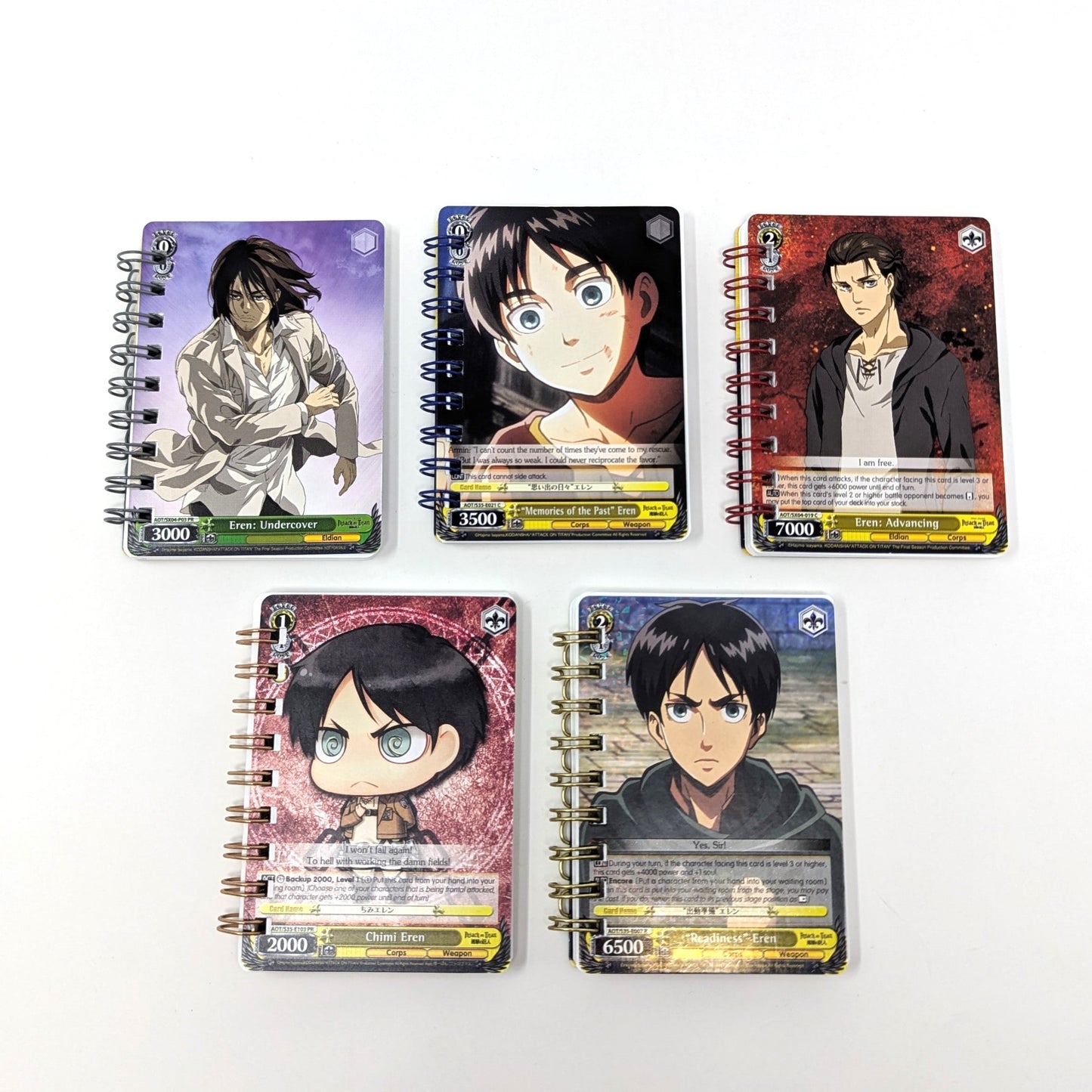 Attack on Titan Trading Card Notebook