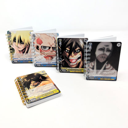 Attack on Titan Trading Card Notebook