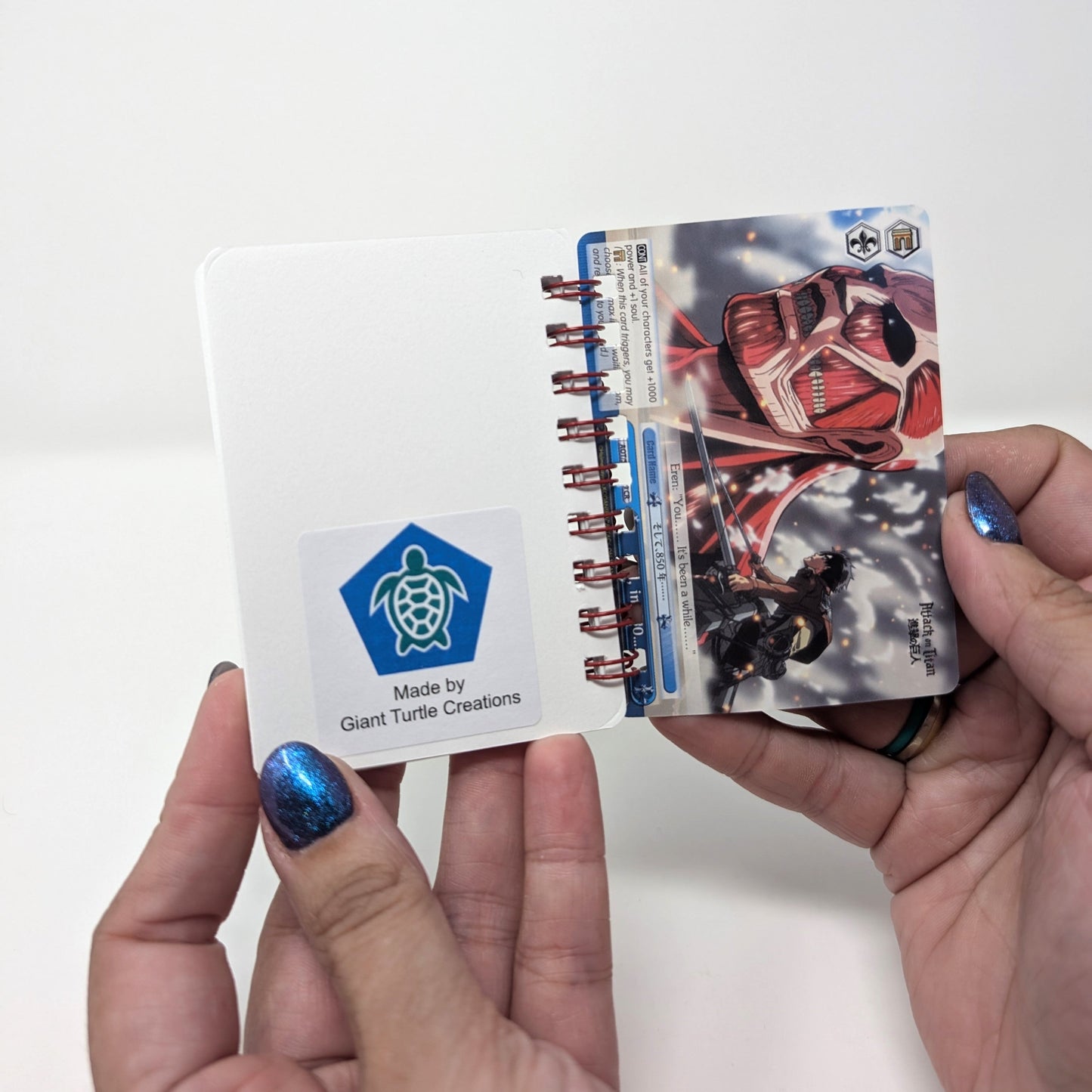 Attack on Titan Trading Card Notebook