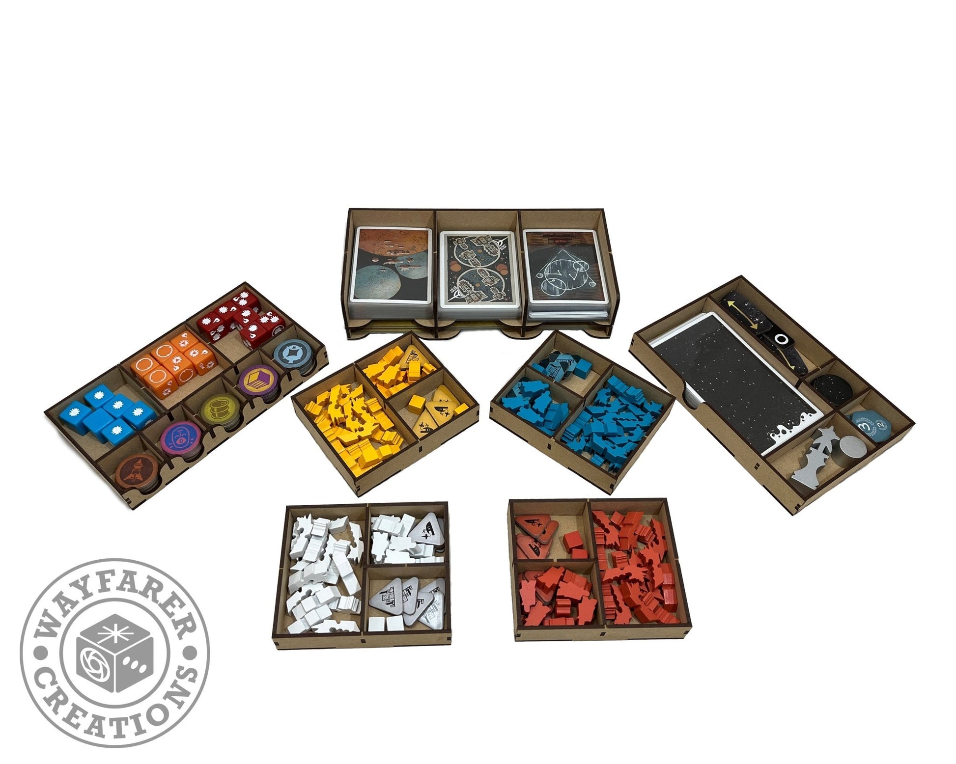 Arcs Board Game Organizer Insert - Nick Nack's Full Frontal Attack