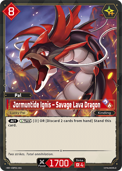 Jormuntide Ignis – Savage Lava Dragon [EBP01-001] (Dawn of Palpagos - RR)
