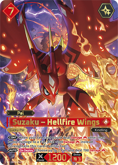 Suzaku – Hellfire Wings [EBP01-002SP] (Dawn of Palpagos - SP)