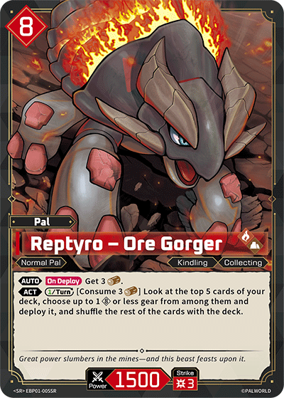 Reptyro – Ore Gorger [EBP01-005SR] (Dawn of Palpagos - SR)