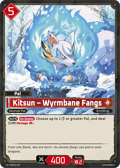 Kitsun – Wyrmbane Fangs [EBP01-007] (Dawn of Palpagos - U)