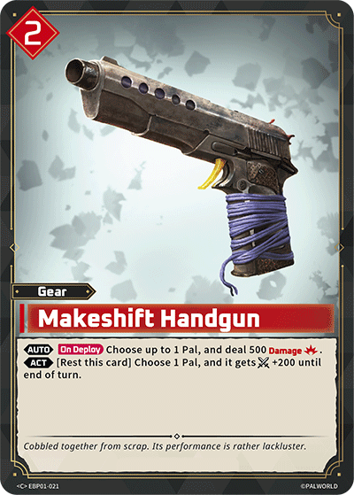 Makeshift Handgun [EBP01-021] (Dawn of Palpagos - C)