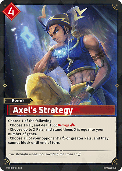 Axel's Strategy [EBP01-023] (Dawn of Palpagos - RR)