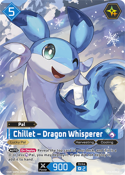 Chillet – Dragon Whisperer [EBP01-025OSR] (Dawn of Palpagos - OSR)