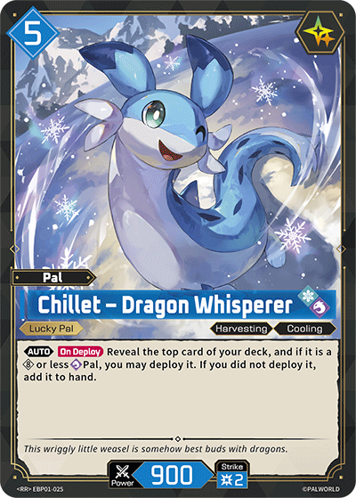Chillet – Dragon Whisperer [EBP01-025] (Dawn of Palpagos - RR)