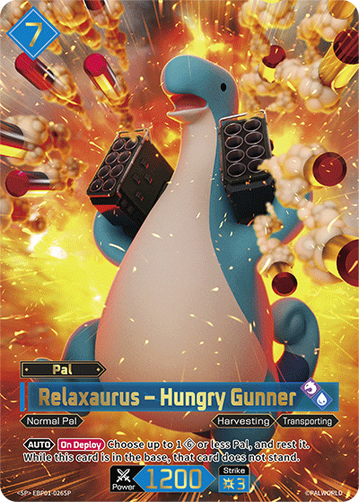 Relaxaurus – Hungry Gunner [EBP01-026SP] (Dawn of Palpagos - SP)
