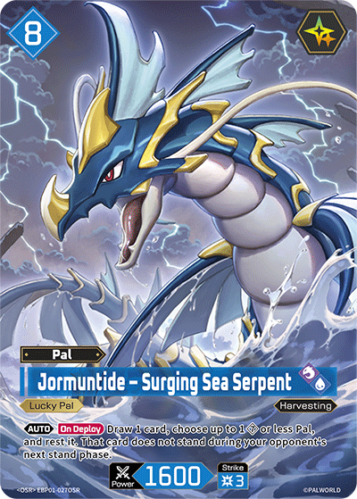 Jormuntide – Surging Sea Serpent [EBP01-027OSR] (Dawn of Palpagos - OSR) - Nick Nack's Full Frontal Attack