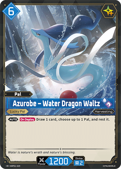Azurobe – Water Dragon Waltz [EBP01-029] (Dawn of Palpagos - R)