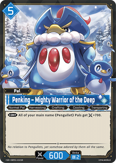 Penking – Mighty Warrior of the Deep [EBP01-031SR] (Dawn of Palpagos - SR) - Nick Nack's Full Frontal Attack