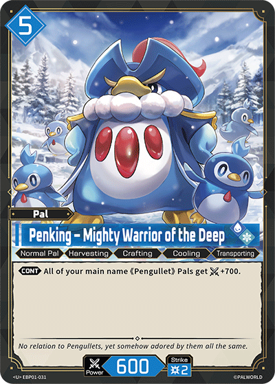 Penking – Mighty Warrior of the Deep [EBP01-031] (Dawn of Palpagos - U)