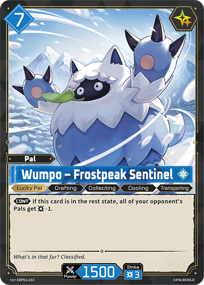 Wumpo – Frostpeak Sentinel [EBP01-033] (Dawn of Palpagos - U)