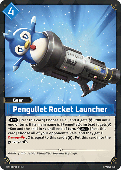 Pengullet Rocket Launcher [EBP01-044SR] (Dawn of Palpagos - SR) - Nick Nack's Full Frontal Attack