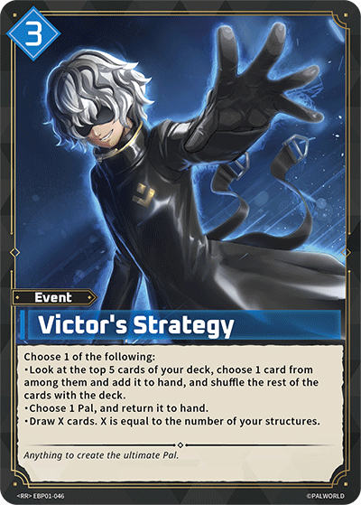 Victor's Strategy [EBP01-046] (Dawn of Palpagos - RR) - Nick Nack's Full Frontal Attack