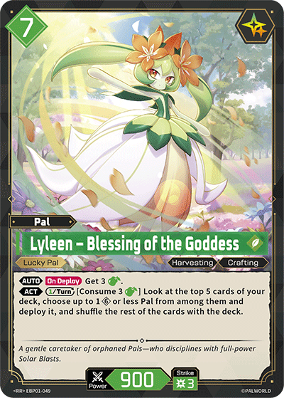 Lyleen – Blessing of the Goddess [EBP01-049] (Dawn of Palpagos - RR)