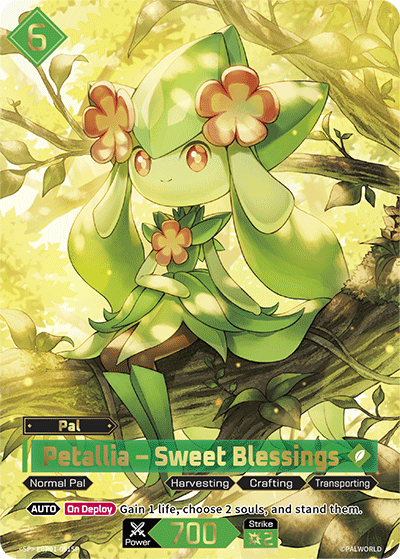 Petallia – Sweet Blessings [EBP01-051SP] (Dawn of Palpagos - SP) - Nick Nack's Full Frontal Attack