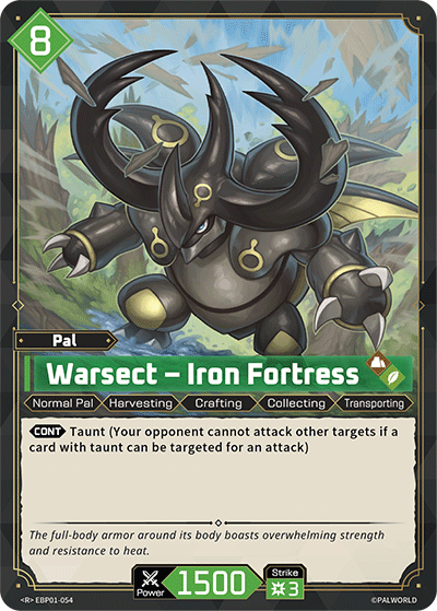 Warsect – Iron Fortress [EBP01-054] (Dawn of Palpagos - R)