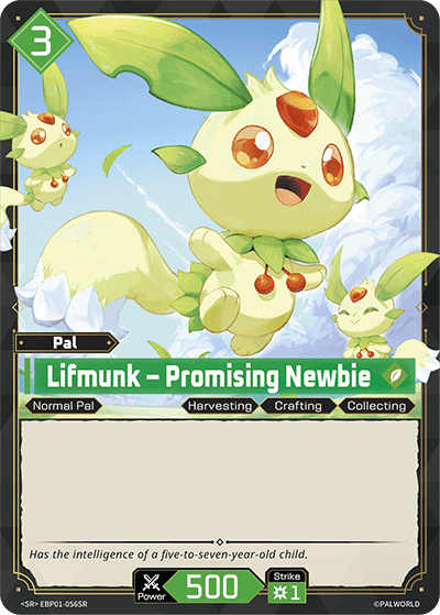Lifmunk – Promising Newbie [EBP01-056SR] (Dawn of Palpagos - SR)