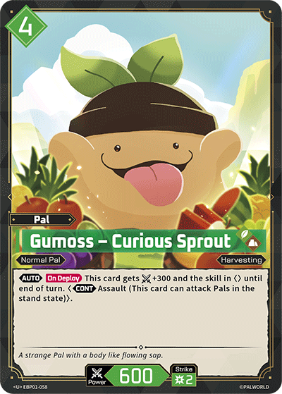 Gumoss – Curious Sprout [EBP01-058] (Dawn of Palpagos - U)