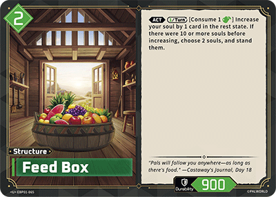 Feed Box [EBP01-065] (Dawn of Palpagos - U) Palworld TCG