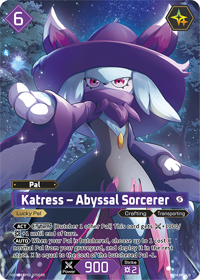 Katress – Abyssal Sorcerer [EBP01-075OSR] (Dawn of Palpagos - OSR) - Nick Nack's Full Frontal Attack