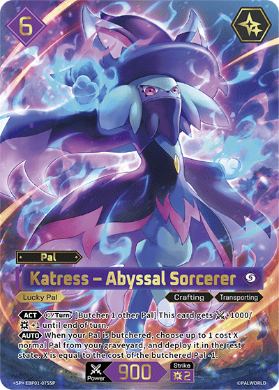 Katress – Abyssal Sorcerer [EBP01-075SP] (Dawn of Palpagos - SP) - Nick Nack's Full Frontal Attack