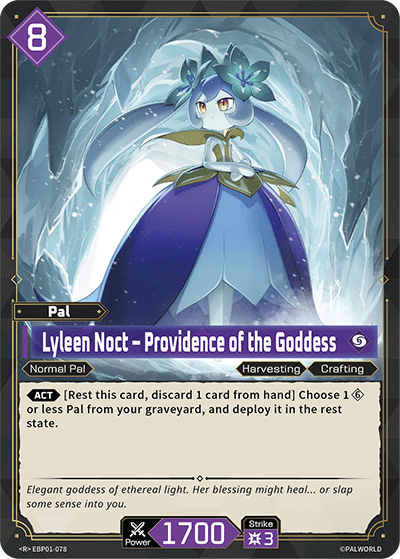 Lyleen Noct – Providence of the Goddess [EBP01-078] (Dawn of Palpagos - R)