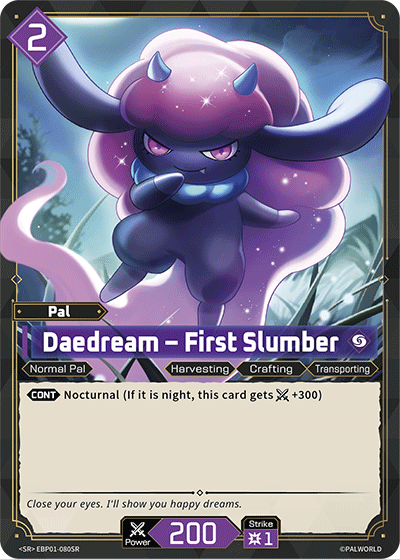 Daedream – First Slumber [EBP01-080SR] (Dawn of Palpagos - SR)