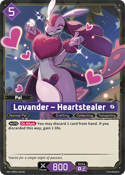 Lovander – Heartstealer [EBP01-081SR] (Dawn of Palpagos - SR)