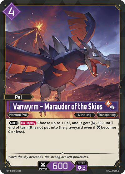 Vanwyrm – Marauder of the Skies [EBP01-083] (Dawn of Palpagos - U)