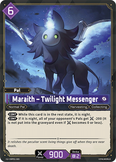 Maraith – Twilight Messenger [EBP01-085] (Dawn of Palpagos - U) Palworld TCG