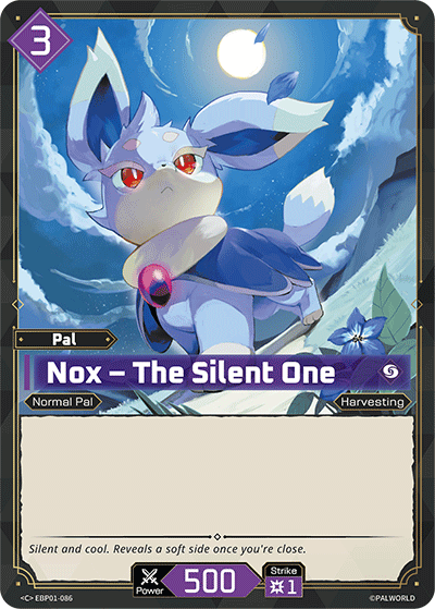 Nox – The Silent One [EBP01-086] (Dawn of Palpagos - C) - Nick Nack's Full Frontal Attack